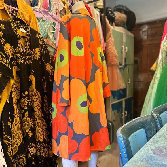 Warhol Inspired Flower Printed Jacket - Picture 5 of 14